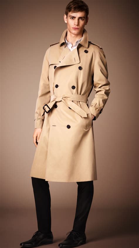 flannels men's burberry trench